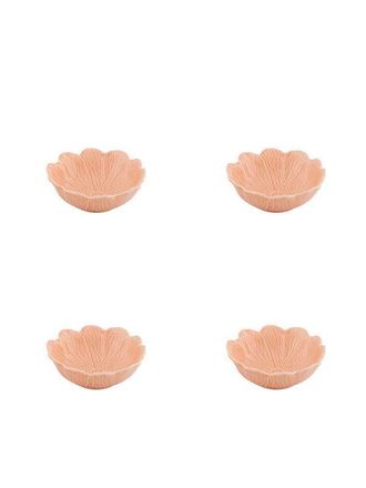 Bordallo Pinheiro Juego de 4 piezas de Tazones Grandes Florapink