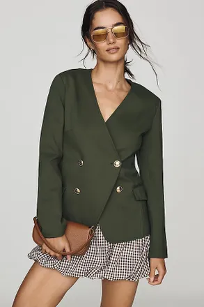 Maeve Tailored Blazer Jacket