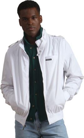 Members Only Classic Iconic Racer Jacket in White at Nordstrom, Size Xx-Large