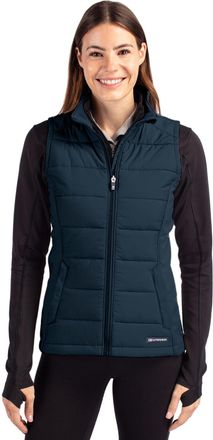 Cutter & Buck Evoke Hybrid Softshell Recycled Womens Full Zip Vest