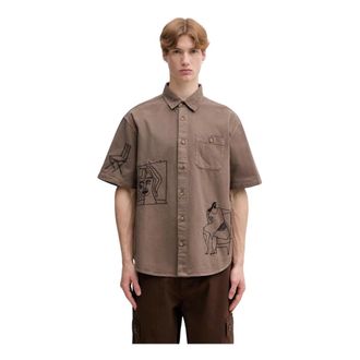 by Parra Hombre, Camisas, Marr&oacute;n, Talla: S