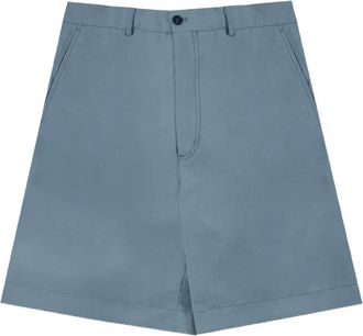Incotex belt-loop shorts - men - Cotton/Polyamide - 46 - Blue