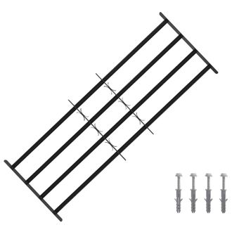 vidaXL Reja De Seguridad Para Ventanas Con 4 Barras Transversales Vidaxl