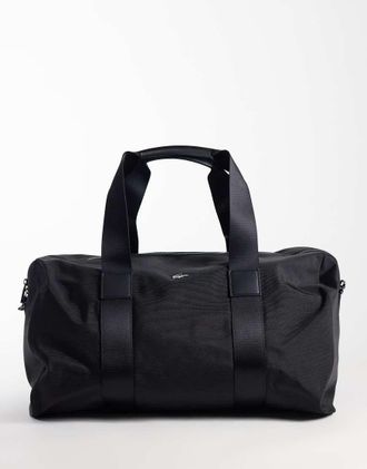 Lacoste borsa a sacco nera-Nero