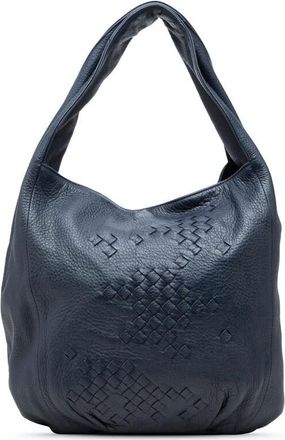 Bottega Veneta Pre-owned Bottega Veneta Intrecciato Trimmed Cervo Deerskin Hobo Ladies B0A297WCB5PFLJCN