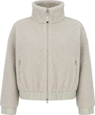 Parajumpers Fitness, Dames, Beige, S, Pluche-effect Jas