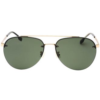HUGO BOSS Mens Green Len Matte Gold Sunglasses - One Size