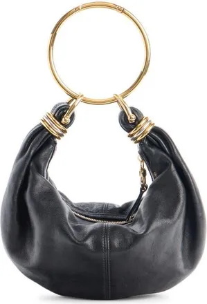 Chlo&eacute; Small Bracelet Hobo Bag in Black 001 at Nordstrom