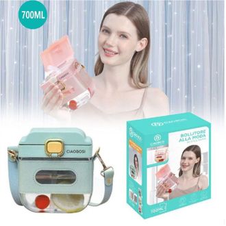 Trade Shop Trade Shop - Bolso De La Mochila De Bebidas De Agua 700ml Contenedor Port&aacute;til De Moda Tx-8431