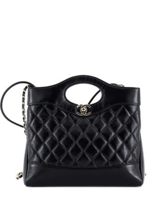 Chanel 31 Shopping Bag Quilted Crumpled Calfskin Mini tote bag - Zwart