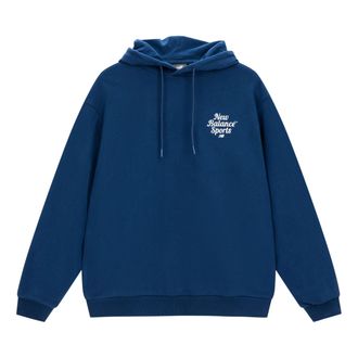 New Balance Sportswear Hoodie Asia Sizing Blue White 5CD38061-NV