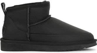 Kazar Zwarte Leren Sneeuwlaarzen - Dames - Winterlaarzen - Zwart - 37 EU - Leer - Schoenen
