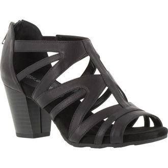 Easy Street Amaze Caged Heeled Sandal - Multiple Widths Available in Black at Nordstrom, Size 6.5