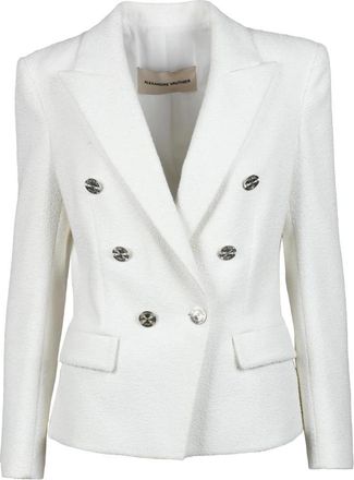Alexandre Vauthier jasje - Dames - Blazers - Wit - XL - Katoen - Jassen