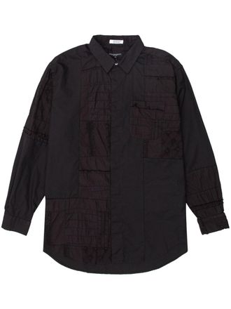 Engineered Garments Camicia con design patchwork - Nero
