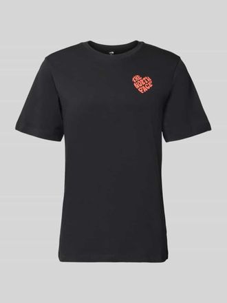 The North Face T-Shirt mit Label-Print und Rundhalsausschnitt in Black, Gr&ouml;&szlig;e XXL