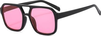 Generic Mens And Womens Outdoor Vacation Sunglasses Driving Commuter Sports Sun Glasses(Pink)
