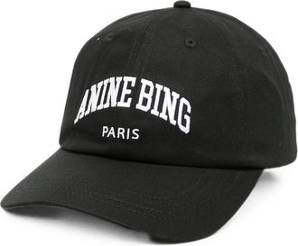 Anine Bing Logo-embroidered Baseball Cap