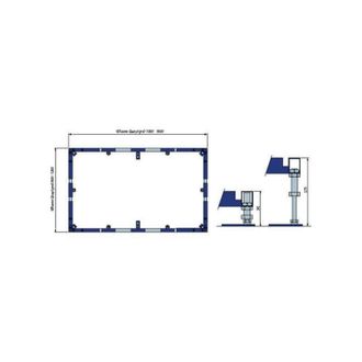 Villeroy & Boch V&b Montagerahmen F&uuml;r Duschwannen Ab 1000x1000