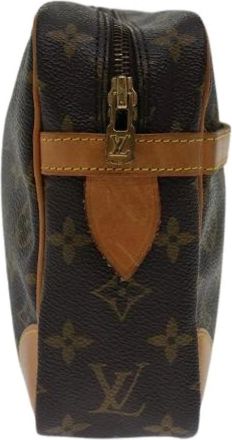 Louis Vuitton Pre-owned Clutches, female, Brown, Size: ONE SIZE Pre-owned Canvas Clutch