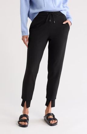 Theory Slouchy Woven Joggers in Black at Nordstrom Rack, Size Petite