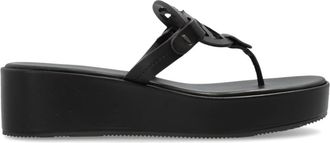 Tory Burch Slides Miller - Dames - Sleehakken - Zwart - 40 EU - Leer - Schoenen