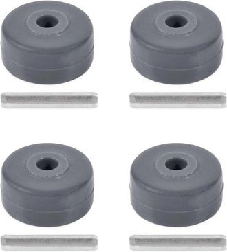 OEM Juego De 4 Ruedas Delanteras De Repuesto - Compatible Con Aspiradoras Shark Navigator Nv35/nv352/nv500+