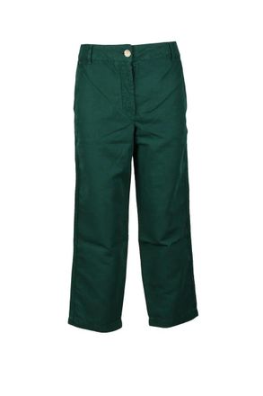 Tommy Hilfiger Breathable Cotton-Linen Trousers With Regular Fit And Crisp Details