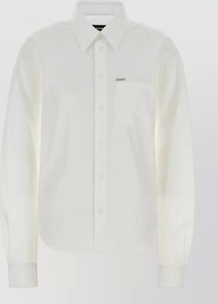 Dsquared2 poplin shirt long sleeves regular fit chest pocket