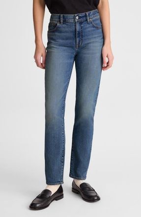 Madewell The Jules Slim Straight Leg Jeans in Concho Wash at Nordstrom, Size 23