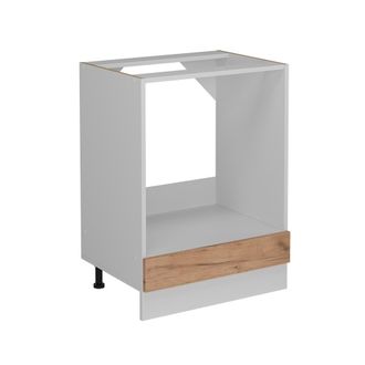 Vicco Armario Para Horno Empotrado R-line, Roble Dorado, 60 Cm Sin Encimera, Vicco
