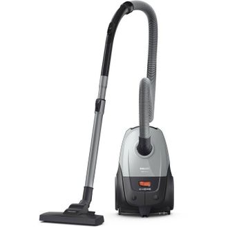 Philips Aspiradora De Trineo Con Bolsa - Philips Xd2142/12 - Aspiradora Serie 2000 Filtro Hepa - 800 W - 77 Db - 3 L - Gris Claro