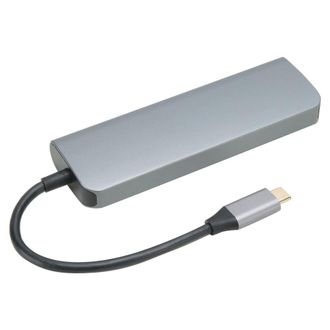 OEM Concentrador Usb-c 6 En 1 Con Puerto De Pantalla Hdmi 4k E Interfaz De Host Thunderbolt 3, Adaptador De Red Multifuncional Que Ofrece Alta Seguridad Y