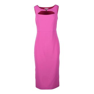 Patrizia Pepe Damesjurk - Dames - Casual kleedjes - Roze - S - Polyester - Kleedjes