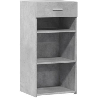 vidaXL Sideboard Concrete Grey 45x42.5x93 cm Engineered Wood Vidaxl