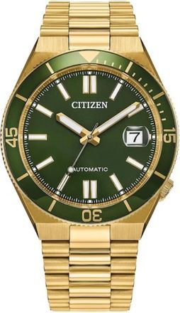 Citizen Tsuyosa Shore Automatic Green Dial Mens Watch NJ0232-53X