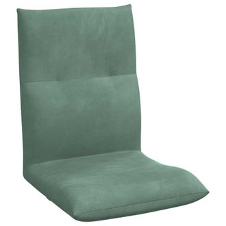vidaXL Sill&oacute;n Ajustable Verde Mar Terciopelo Vidaxl