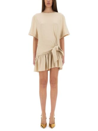 Paco Rabanne Mini Dress With Playful Bow Detail