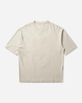 C.P. Company Men s 30/1 Jersey British Sailor T-Shirt Silver Brich
