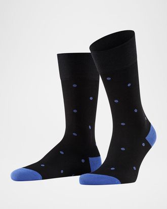 Falke Cotton-Nylon Dot Ankle Socks