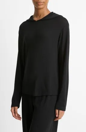 Vince Lounge Hoodie in Black at Nordstrom Rack, Size X-Small