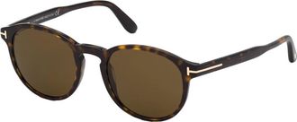 Tom Ford Dante Zonnebrillen - Heren - Zonnebrillen - Bruin - 52 MM - Accessoires