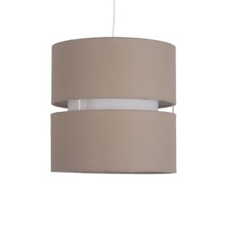 Lewis's Nola Pendant Shade - Latte | TJ Hughes