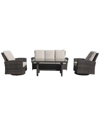 Courtyard Casual Cheshire 4 Pc Recline Sofa Set