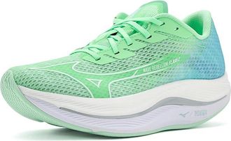 Mizuno Wave Rebellion Flash 2 Womens Shoes Neo Mint/White : Womens 10.5 B - Medium, Synthetic