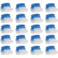 OEM Litzee - Conectores De Cable Impermeables, 20 Unidades - Conectores De Resina De Gel De 3 Hilos - Para Cortac&eacute;spedes Rob&oacute;ticos E Instalaciones Subterr
