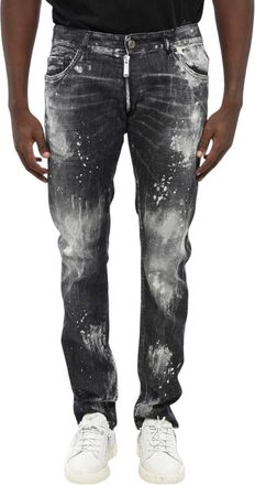 Dsquared2 Black Slim Distressed Jeans
