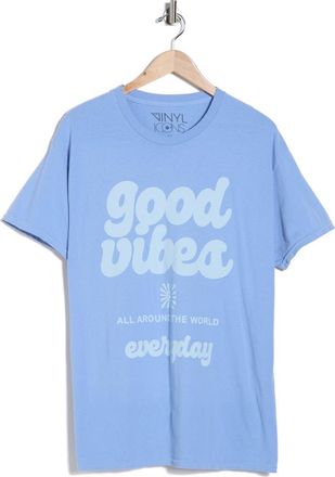 Vinyl Icons Good Vibes Graphic T-Shirt in Blue at Nordstrom Rack, Size X-Small