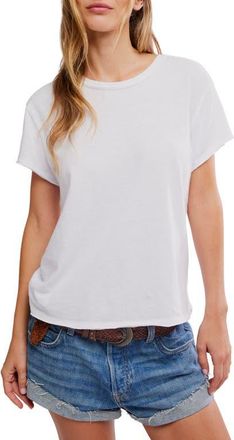 Free People Nova T-Shirt in Ivory at Nordstrom, Size X-Small