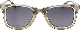 Linda Farrow KRIS VAN ASSCHE KVA61 C1 Mens Sunglasses Clear Size 49